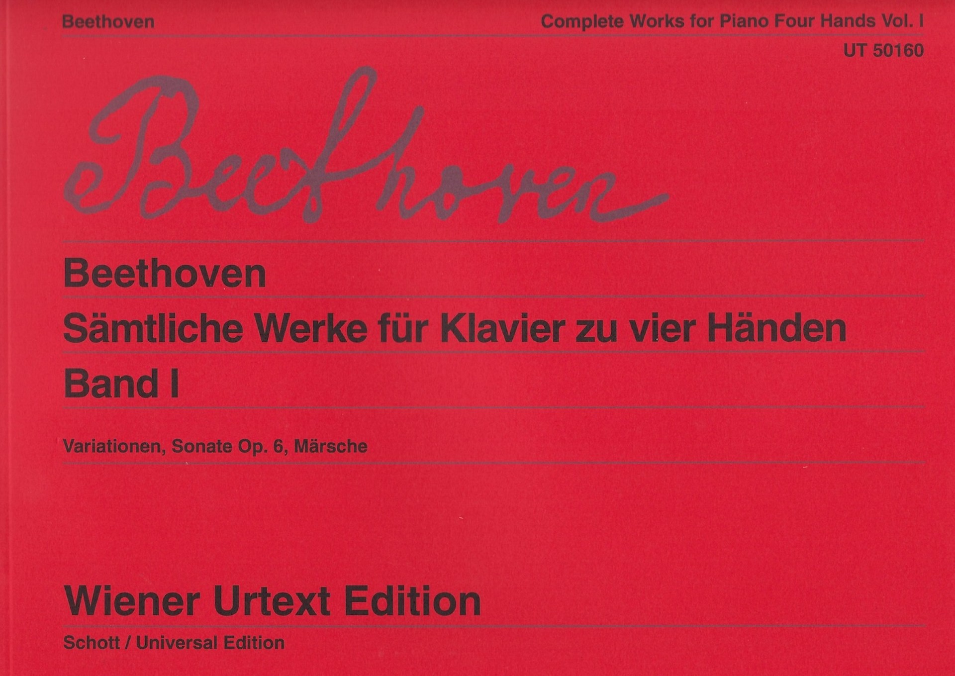 Sämtliche Werke für Klavier zu vier Händen, Band 1 S1